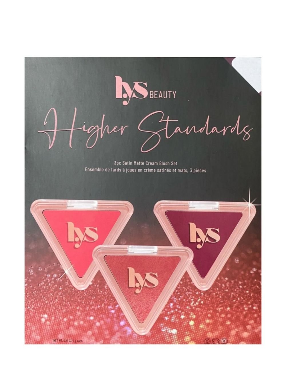 NEW LYS Beauty Mini Higher Standard Deluxe Cream Blush Trio Set